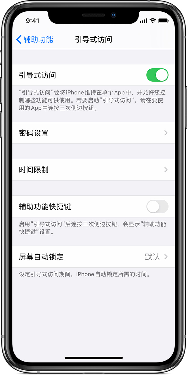 诏安苹果手机维修分享如何在 iPhone 上退出引导式访问 