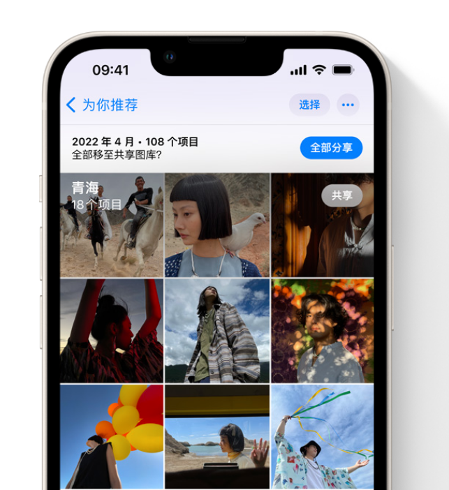 诏安苹果维修网点分享在 iPhone 上使用共享图库 