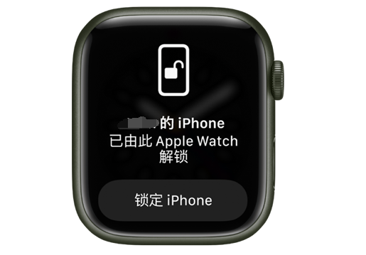 诏安苹果手机维修分享用 AppleWatch 解锁配备面容 ID 的 iPhone方法 